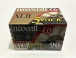 Maxell Xlii 90 High Bias Audio Cassette 5 Pack. Fixed Price $39.95.