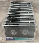 Sony DC-60 9 Pieces Recordable Dictation Cassette Lot Sealed 10C-60DC. Fixed Price $20.00.
