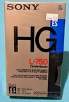 Sony / Dynamicron Betamax Video Cassette Tape L-750ES-HGB. Fixed Price $19.99.