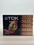 4 Tdk SA-100 Iec Ll / Type High Bias Cassette Tapes New Sealed. Fixed Price $47.00.