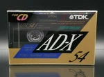 Tdk Ad-x 54 Blank Audio Cassette Tape Type Normal Position Made Japan 1991. Fixed Price $23.99.