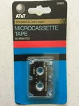 At&t Microcassette Tape 59982 Last Longer Design - Black Color Good Quality. Fixed Price $9.95.