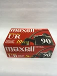 Maxell Normal Bias Ur 90 Minutes Blank Audio Cassette Tapes Box Of 10 New Sealed. Fixed Price $23.40.