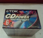 *sealed* 6 Pack Tdk Cd Power 90 Type Ii High Bias Cassette Tapes - MI3. Fixed Price $31.95.