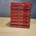 New 8 Maxell UR90 Blank/recordable Cassette Tapes. Normal Bias Minutes.. Fixed Price $18.00.