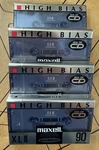 Lot Of 3 Maxell Xlii 90MIN Iec Type High Cassette Tapes Blank Audio Sealed. Fixed Price $29.99.