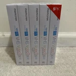 Memorex Vhs Video Tapes Pack Of 5 Blank T120 Minutes Rv Vcr New Sealed. Fixed Price $9.99.