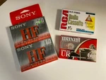 Sony/rca/maxell 60 Minute Cassette Tapes - New. Fixed Price $14.50.