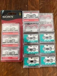 Lot Of 16 Nos Microcassettte Tapes MC-90 Sony Maxell Ur Panasonic 60 & Minute. Fixed Price $35.00.