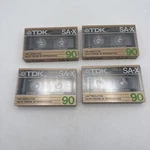 4 - Tdk SAX90 Minute High Resolution Blank Cassette. Fixed Price $89.97.