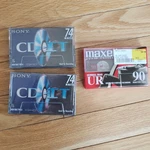 Sony Cd-it Blank Cassette Tapes 74MIN C-74CDT2A Lot Of Maxell UR90. Fixed Price $18.00.
