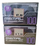 Maxell Metal Capsule 100 Lot Of 6/JAPAN 1990 Type Iv Tape Cassettes/sealed. Fixed Price $175.00.