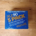 Pack Of 5 Maxell Xl-ii 90-MINUTE Blank Audio Cassettes. Fixed Price $40.00.