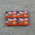 Tdk D90 Blank Cassette Tapes 4 Pack Sealed IEC1 Type High Output Audio. Fixed Price $14.95.