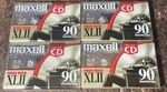 Lot Of 4 New Sealed Maxell Xlii 90 Audio Cassette Tape Type High Bias Blank. Fixed Price $40.00.