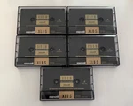 Lot Of 5 Maxell Xlii-s 90 CRO2 High Bias Cassette Tapes Recorded Once. Fixed Price $24.95.