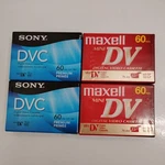 Mini Tapes New! Sony Dvc 60MIN & Maxwell - Lot Of 4. Fixed Price $15.00.