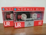 Maxell 2 Pack Normal Bias Ur 60 Cassette Tapes. Fixed Price $6.00.