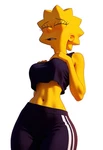 Lisa Simpson Vinyl Car Decal Sticker 7" Weatherproof. Fixed Price $14.49.