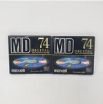 2 Minute Discs Nos Maxell MD-74RM Brand New Sealed. Fixed Price $21.95.