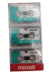 New 3 Pack Maxell MC90 Microcassette Minute Recordable Tapes MC-90. Fixed Price $9.93.