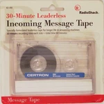 30-MINUTE Leaderless Answering Machine Cassette Tape Radioshack 43-410. Fixed Price $7.33.
