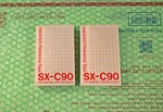 Lot Of Two Nakamichi Reference SX-C90 Japan High Bias Cassette Tapes Sealed. Fixed Price $185.00.
