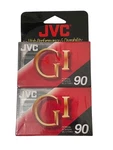 Jvc GI-90 Audio Cassettes Two-pack Sealed Normal Position Iec 1 / Type. Fixed Price $14.01.