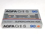 Agfa Crii-s Superchrom Hdx 90 Blank Audio Cassette Tape (sealed) New. Fixed Price $43.99.