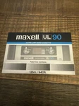 Maxell Ul 90 Tape Sealed - Normal Type Cassette New Blank Vintage. Fixed Price $29.95.