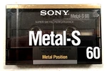 Sony Metal-s 60 Audio Cassette Blank Tape Sealed Made In Japan Type Iv. Fixed Price $54.99.