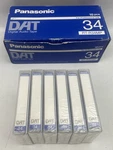 Panasonic Dat Digital Audio R-R34MP Lot Of 6 New Tapes In Box Japan. Fixed Price $69.95.