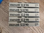 Lot Of 5 New Sealed Maxell Xlii 90 Audio Cassette Tape Type High Bias Blank. Fixed Price $30.00.