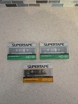 3 Realistic Supertape HD-90 Blank Audio Cassette 44-941 Sealed New XR-120. Fixed Price $15.00.