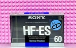 Sony Hf Es 60 1988 Japan Type I Blank Cassette Tape (1) (sealed). Fixed Price $36.99.