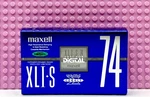 Maxell Xli-s 74 Blue 1992 Japan Type Blank Cassette Tape (1) (sealed). Fixed Price $35.99.