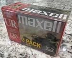 Lot Of 3 Maxell Ur 120 Minute Blank Audio Cassette Tapes - New Factory Sealed. Fixed Price $13.99.