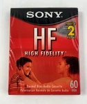 Vintage Sony 60 High Fidelity 2-PACK Sealed Blank Cassette Tapes Normal Bias. Fixed Price $13.50.