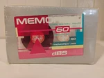 Memorex Dbs 60 Audio Cassette Tapes Blank New 10 Pack Clear Vintage 1990S. Fixed Price $34.99.