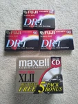5 Pack Maxwell 90 Minute High Bias Xlii Audio Cassette Tapes Sealed Plus 3 Fuji. Fixed Price $39.99.