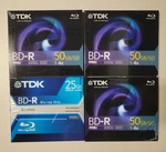 Tdk Bd-r Blank Recordable Blu-ray Disc 50GB Speed New. Fixed Price $24.99.
