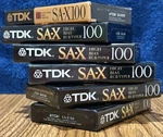 Tdk Sa-x 6 SAX100 Audio Cassette Tapes, High Bias Metal Recording Japan Nos. Fixed Price $112.00.