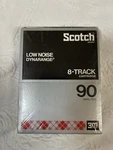 New 3M Scotch 90 Minute 8-TRACK Tape Low Noise Dynarange Vintage Sealed. Fixed Price $8.99.