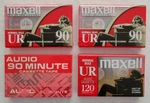 4 Blank Cassettes Maxell Ur 90 120 Walmart Audio Tapes New. Fixed Price $10.99.