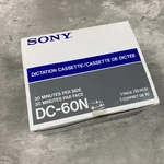 Vintage Sony DC-60N Dictation Cassette Pack 10 Pcs Tapes Made Japan. Fixed Price $26.95.