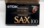 Tdk Sa-x 100 Audio Cassette Blank Tape Type Ii 1991 Japan New Sealed. Fixed Price $14.99.