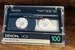 Rare Denon HD8/100 Metal Particle High Bias Audio Cassette Tape New Opened. Fixed Price $39.99.
