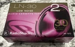 Radio Shack 2-PACK Minute Audio Cassette Tapes LN-30 (44-910) New -- 4508. Fixed Price $6.90.