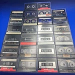 Lot Of 27 Vintage Cassette Tapes Tested Tdk Scotch Sony Memorex Metal Sr 90. Fixed Price $155.25.
