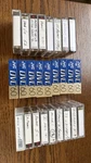 Lot Of 9 Sealed Jvc 60 +17 Once-recorded Mini Cassette Tapes. Fixed Price $39.99.